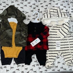 ✨BUNDLE✨ newborn boy cold weather outfits